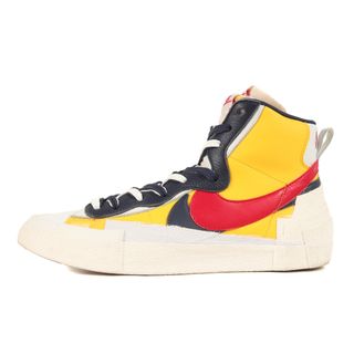 サカイ(sacai)のSacai サカイ サイズ:28.0cm 19SS NIKE BLAZER MID / SACAI (BV0072-700) ナイキ ブレザー ミッド バーシティメイズ バーシティレッド US10 ミドルカット スニーカー シューズ 靴 コラボ【メンズ】【中古】(スニーカー)