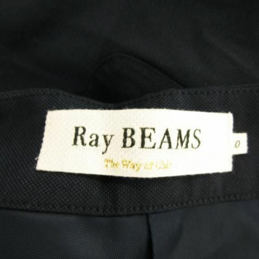 Ray BEAMS(レイビームス)のレイビームス ショートパンツ 裾フレア 春夏 0 紺 230801AH2A レディースのパンツ(ショートパンツ)の商品写真