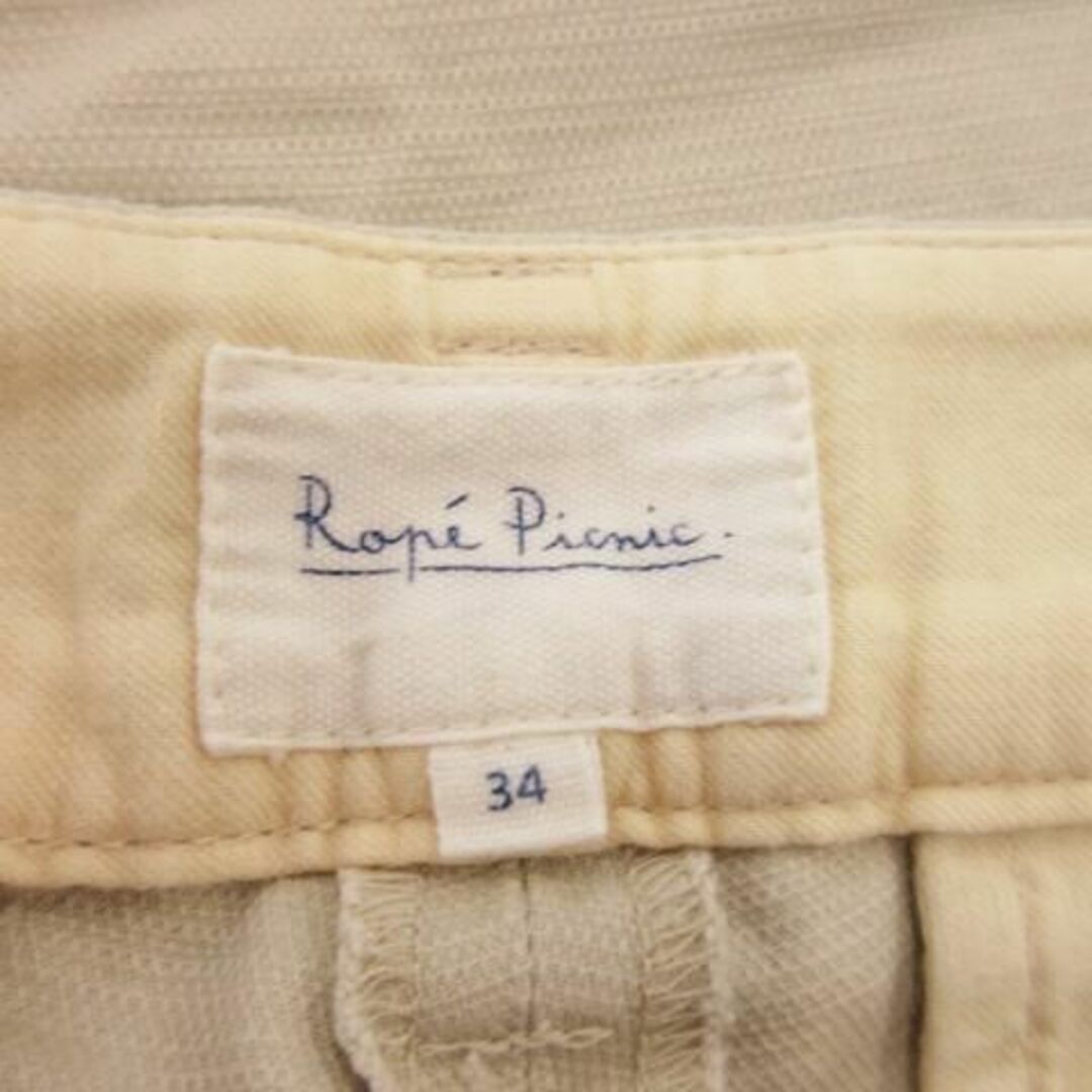 Rope' Picnic(ロペピクニック)のロペピクニック ストレッチクロップドパンツ 34 230828AO11A レディースのパンツ(クロップドパンツ)の商品写真