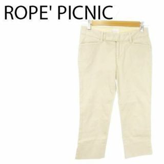 ロペピクニック(Rope' Picnic)のロペピクニック ストレッチクロップドパンツ 34 230828AO11A(クロップドパンツ)