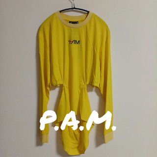 P.A.M. - 【新品未使用】レア希少品。P.A.M.ハーフカット 長袖カットソー