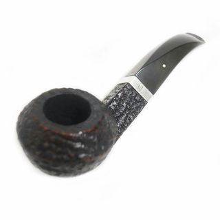 ダンヒル(Dunhill)の良品□dunhill/ダンヒル SHELL BRUYERE 4108 ロゴ入り ウッド パイプ 喫煙具 ダークブラウン×ブラック イングランド製 メンズ オススメ◎(タバコグッズ)