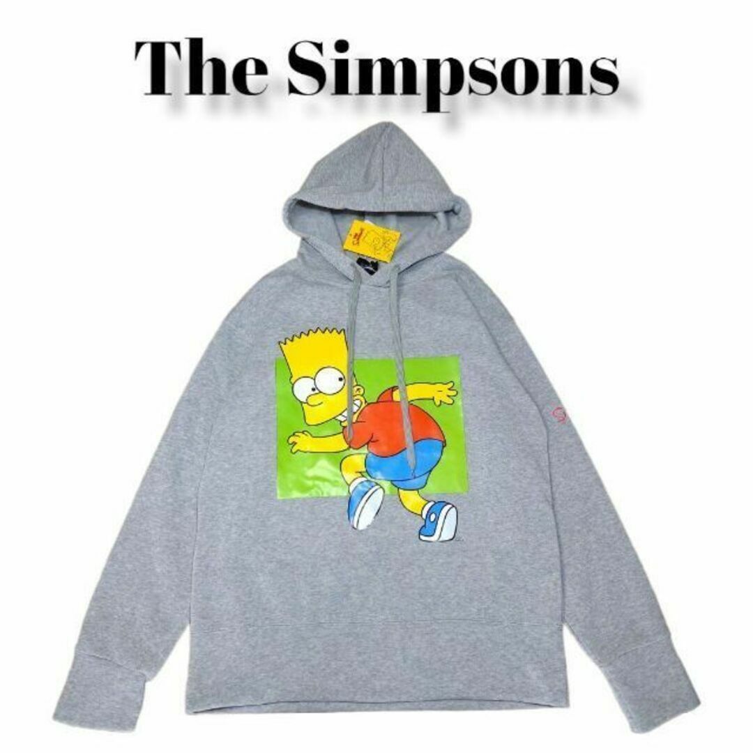 The Simpsonsタグ付きビッグプリント　スウェットパーカー　シンプソンズ メンズのトップス(パーカー)の商品写真