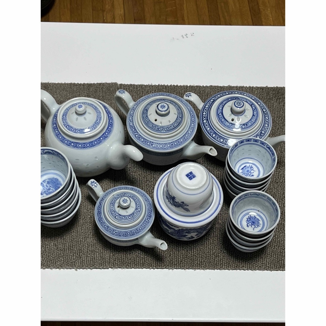 中国美術 景德鎮 煎茶道具 茶道具 急須 茶器 ホタル蛍焼 透かし 中国美術 景德鎮 煎茶道具 茶道具 急須 茶器 ホタル蛍焼 透かし