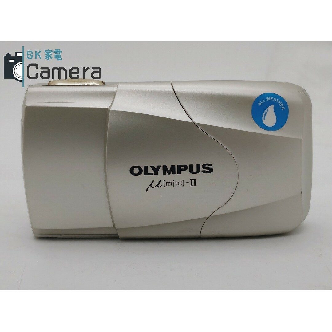 OLYMPUS(オリンパス)のOLYMPUS μ [mju:]-Ⅱ 35ｍｍ F2.8 LARGE APERTURE LENS オリンパス ミュー コンパクトフィルムカメラ ジャンク スマホ/家電/カメラのカメラ(フィルムカメラ)の商品写真