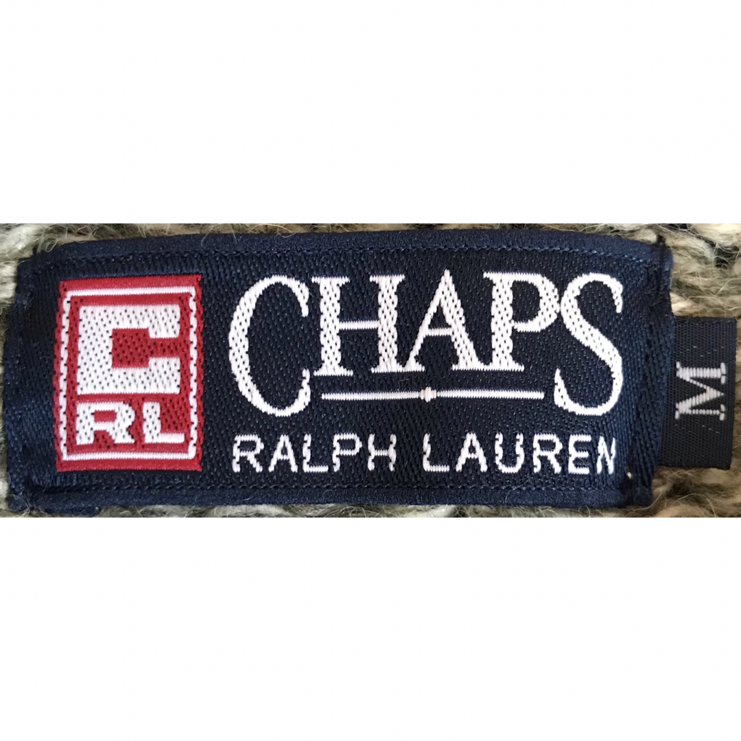 CHAPS(チャップス)の可愛すぎるポロベア 稀少 CHAPS ラルフローレン カウチンニットジャケット メンズのトップス(ニット/セーター)の商品写真