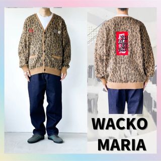 ワコマリア(WACKO MARIA)のワコマリア　ブラックアイパッチ　コラボカーディガン(カーディガン)