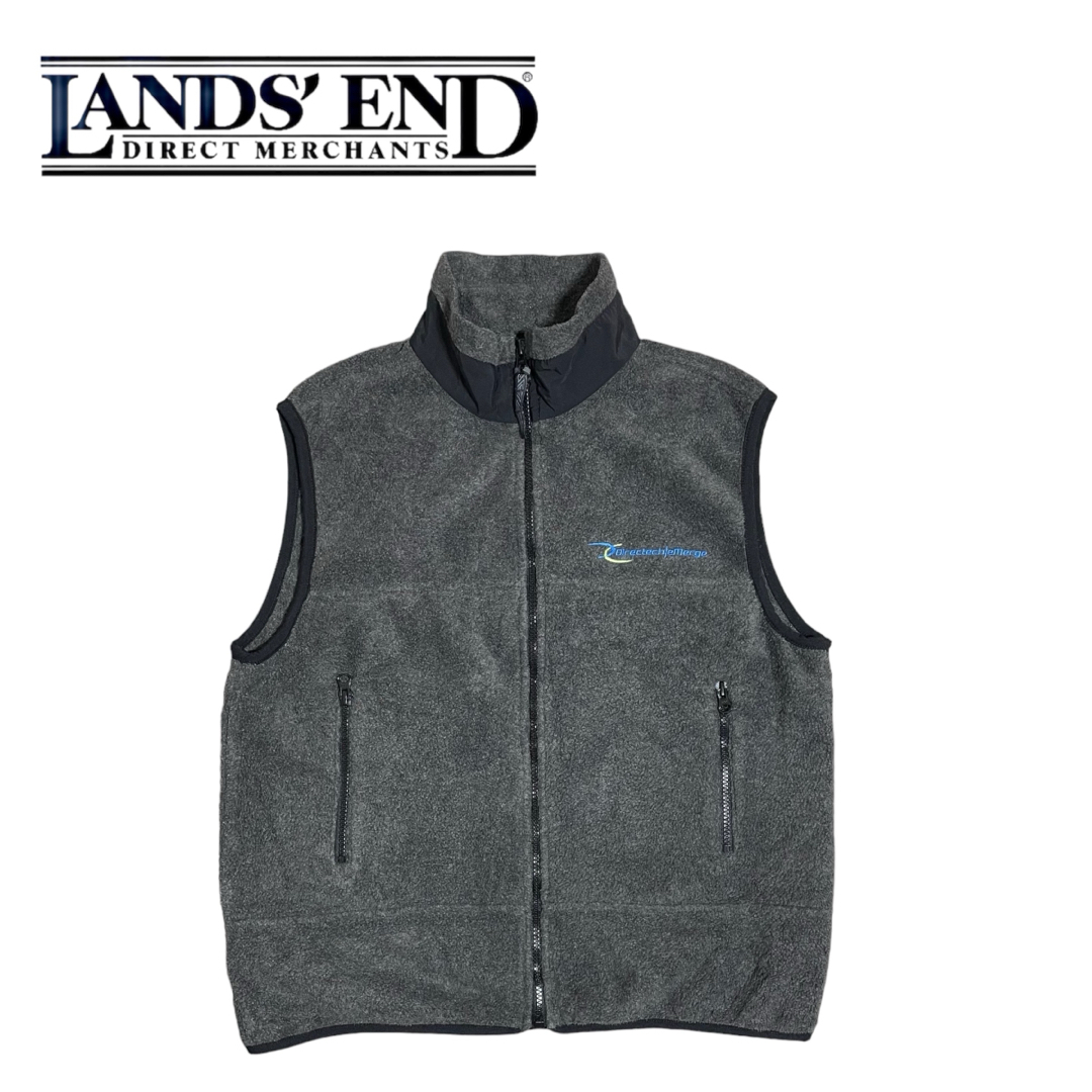 LANDS’END(ランズエンド)の"LANDS'END" 90's~ フリースベスト USA製 企業ロゴ メンズのトップス(ベスト)の商品写真