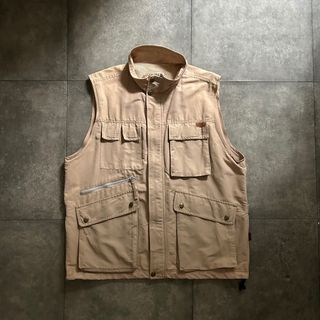 WOOLRICH - 90s ウールリッチ フィッシングベスト ベージュ L相当