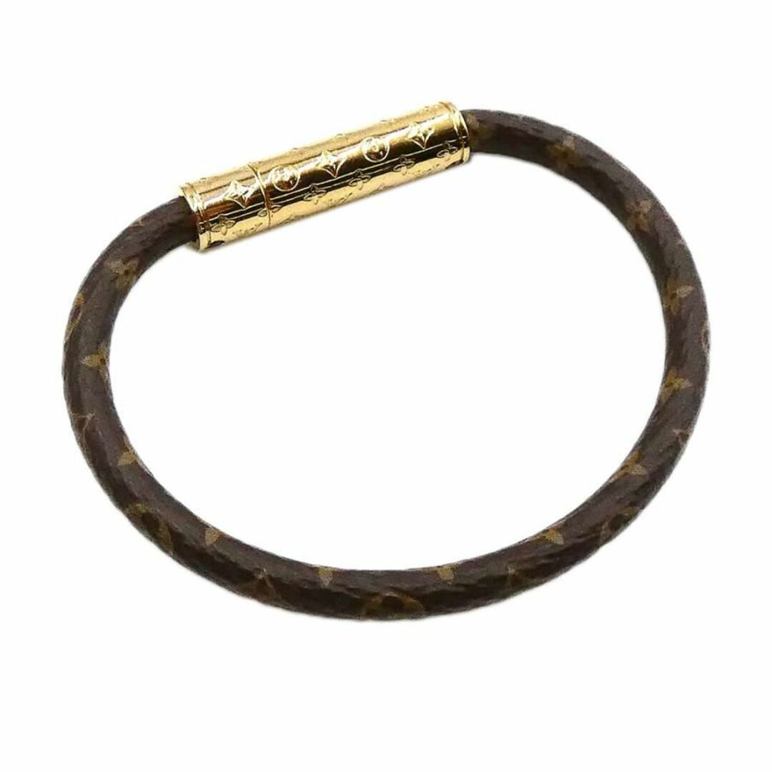 LOUIS VUITTON(ルイヴィトン)の美品 ルイヴィトン アクセサリー モノグラム ブレスレット・LV コンフィデンシャル Mサイズ ブラウン M6334E OJ10048 レディースのアクセサリー(ブレスレット/バングル)の商品写真