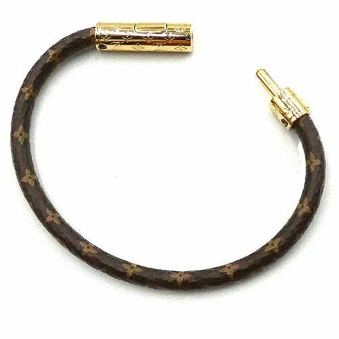 LOUIS VUITTON(ルイヴィトン)の美品 ルイヴィトン アクセサリー モノグラム ブレスレット・LV コンフィデンシャル Mサイズ ブラウン M6334E OJ10048 レディースのアクセサリー(ブレスレット/バングル)の商品写真