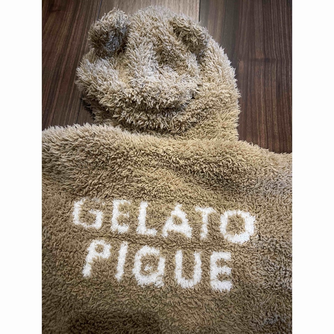 gelato pique(ジェラートピケ)のジェラートピケベビーHOLIDAYBABYベアハートロンパース キッズ/ベビー/マタニティのベビー服(~85cm)(ロンパース)の商品写真