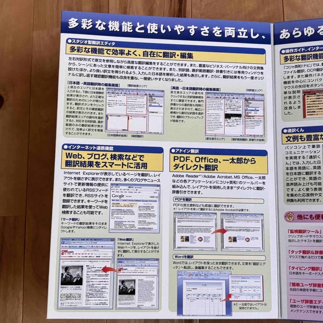 コリャ英和!一発翻訳 2009 for Win  ビジネス・技術専門辞書パック  スマホ/家電/カメラのPC/タブレット(PC周辺機器)の商品写真