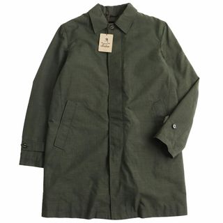 シーラップ(SEALUP)の未使用品●SEALUP シーラップ Bellagio 11292 ライナー付き 中綿入り  フライフロント ステンカラーコート グリーン 50 イタリア製 正規品(ステンカラーコート)