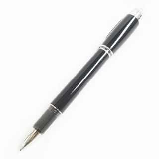 モンブラン(MONTBLANC)の良品□MONTBLANC/モンブラン スターウォーカー ホワイトスター キャップ式 ファインライナー/ペン ブラック×シルバー ドイツ製 筆記◎(ペン/マーカー)