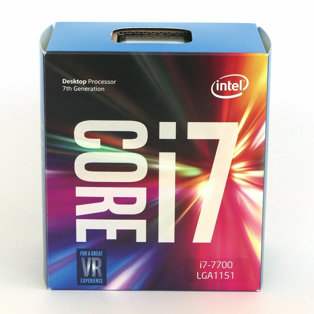 Intel CPU core i7-7700 箱・リテールクーラー付