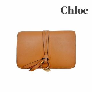 クロエ(Chloe)のクロエ アルファベット レザー 三つ折り 財布 ウォレット ピンク レディース(財布)