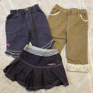 サンカンシオン(3can4on)の3can4on  サイズ100 女の子　パンツ　キュロット(パンツ/スパッツ)