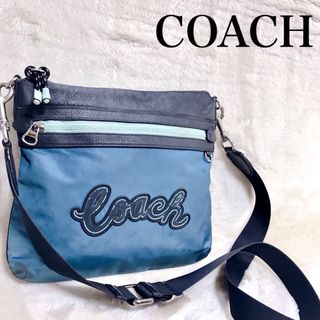 コーチ(COACH)のCOACH コーチ クロスボディ サコッシュ ロゴ ショルダーバッグ ナイロン(ショルダーバッグ)