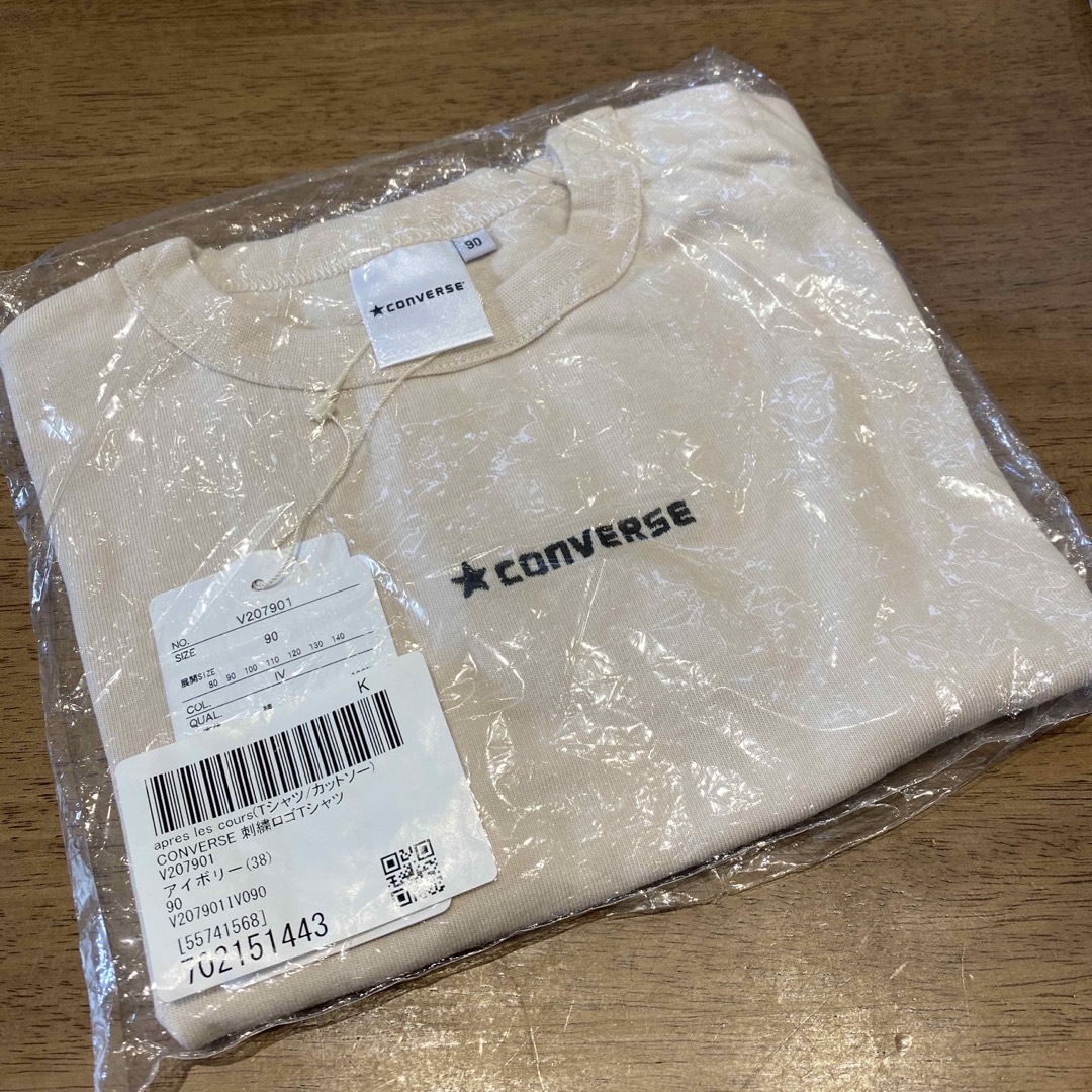 CONVERSE(コンバース)の半袖Tシャツ　新品未開封 キッズ/ベビー/マタニティのキッズ服男の子用(90cm~)(Tシャツ/カットソー)の商品写真