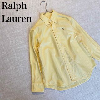 ラルフローレン(Ralph Lauren)の【美品】ラルフローレン　オックスフォード　長袖シャツ　ボタンダウン　ポロ刺繍(ブラウス)