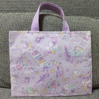 小サイズ②  ハンドメイド  レッスンバッグ  トートバッグ  ユニコーン(バッグ/レッスンバッグ)