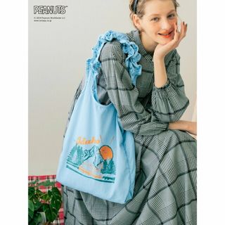 アメリカンホリック(AMERICAN HOLIC)の【サックスブルー】ピグメントフリルBAG/PEANUTS(その他)