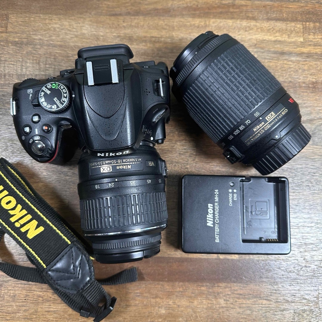 Nikon - Nikon D5100 18-55 / 55-200mm ダブルズームレンズ付きの通販