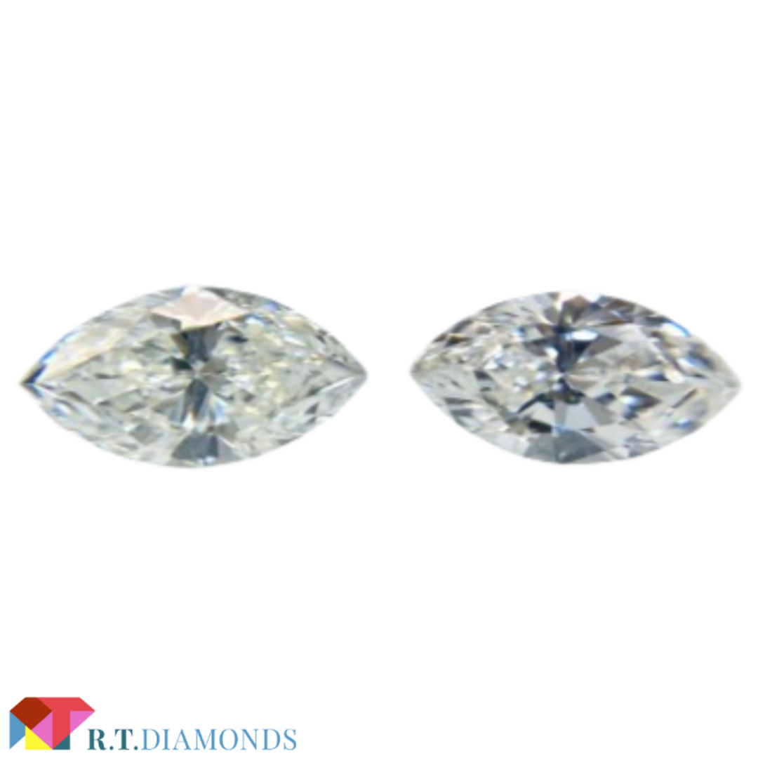 マーキーズセット石！0.367/0.321ct/RT2438/CGL