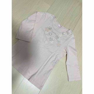 PINK HOUSE - ☆ピンクハウス  桜レース　Tシャツ　ピンク　日本製