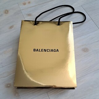 バレンシアガ(Balenciaga)のバレンシアガ　限定ショッパー　ゴールド(ショップ袋)