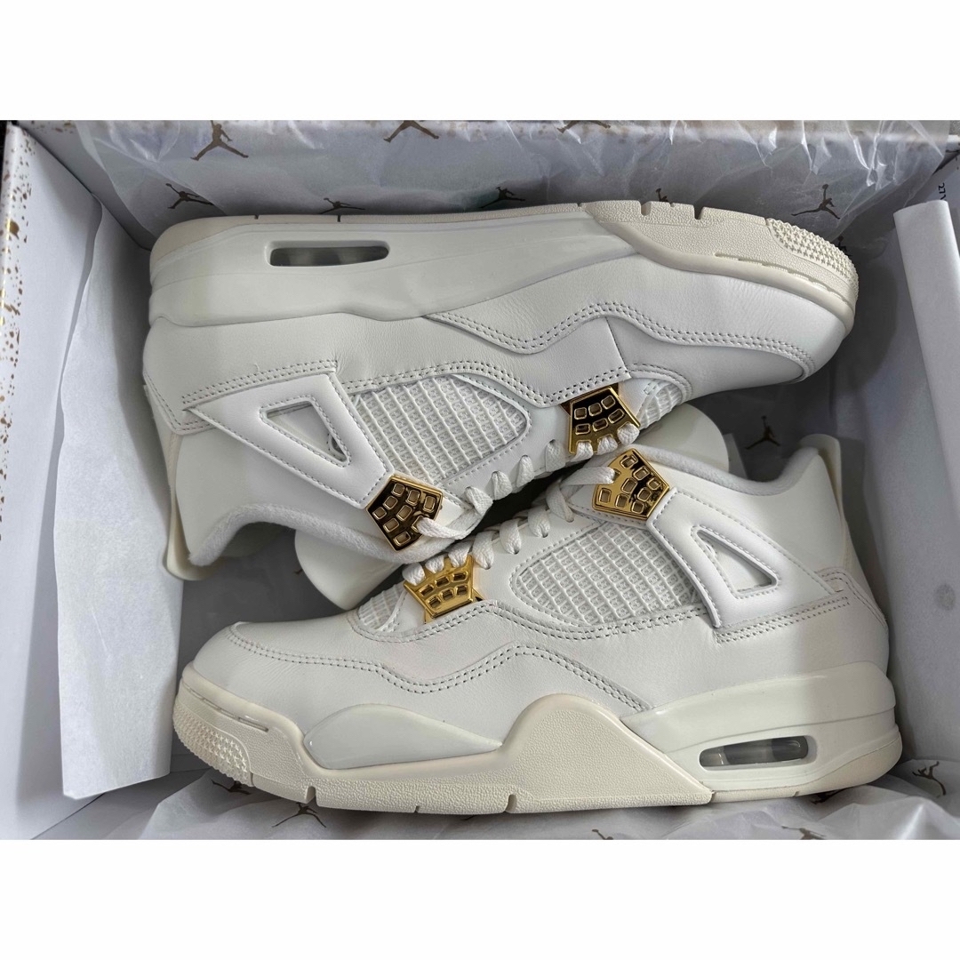 NIKE(ナイキ)のNike WMNS Air Jordan 4 Retro White Gold メンズの靴/シューズ(スニーカー)の商品写真