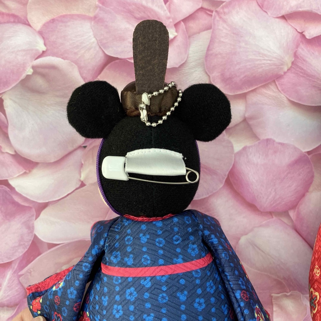 Disney(ディズニー)のディズニー　雛人形　ミッキーミニーセット　キーホルダー エンタメ/ホビーのおもちゃ/ぬいぐるみ(キャラクターグッズ)の商品写真