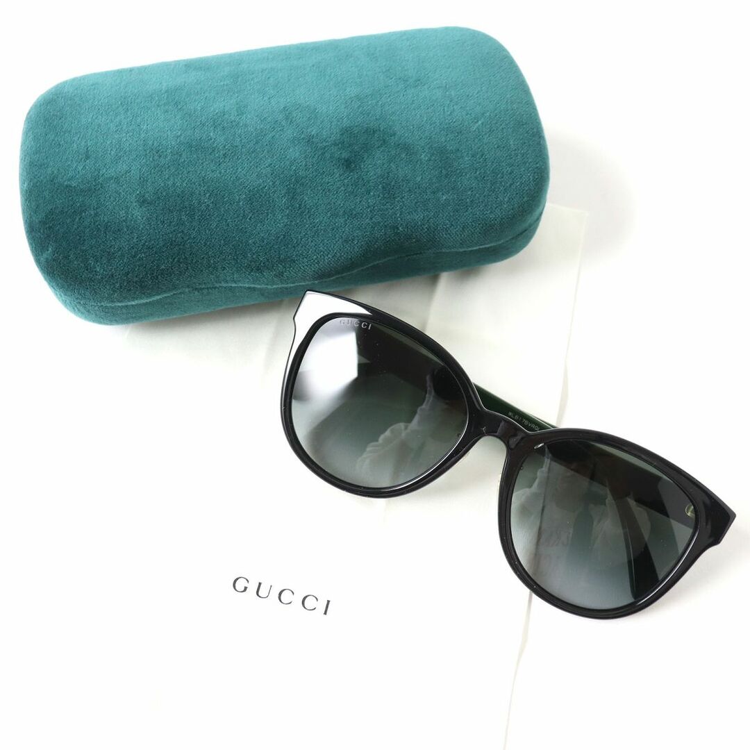 Gucci - 極美品△GUCCI グッチ GG08545SK シェリーライン GG金具付き