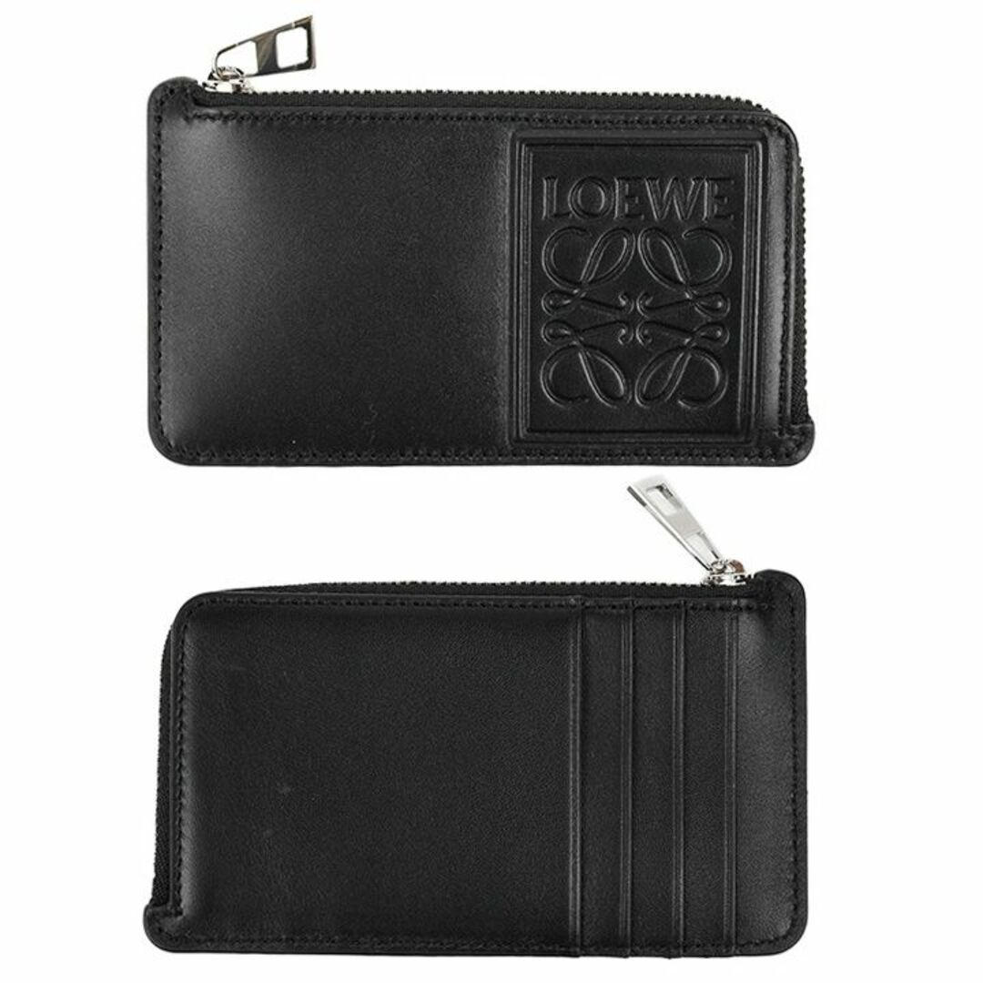 LOEWE(ロエベ)の送料無料 1 LOEWE ロエベ C565Z40X01 1100 ブラック カードケース コインホルダー メンズのファッション小物(コインケース/小銭入れ)の商品写真