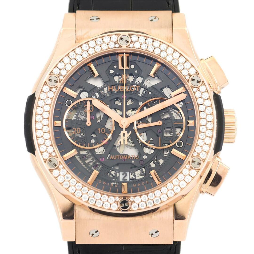 HUBLOT(ウブロ)のウブロ クラシックフュージョンアエロフュージョンキングゴールドダイヤモンド 525.OX.0180.LR.1104 PG･RG 自動巻 メンズの時計(腕時計(アナログ))の商品写真