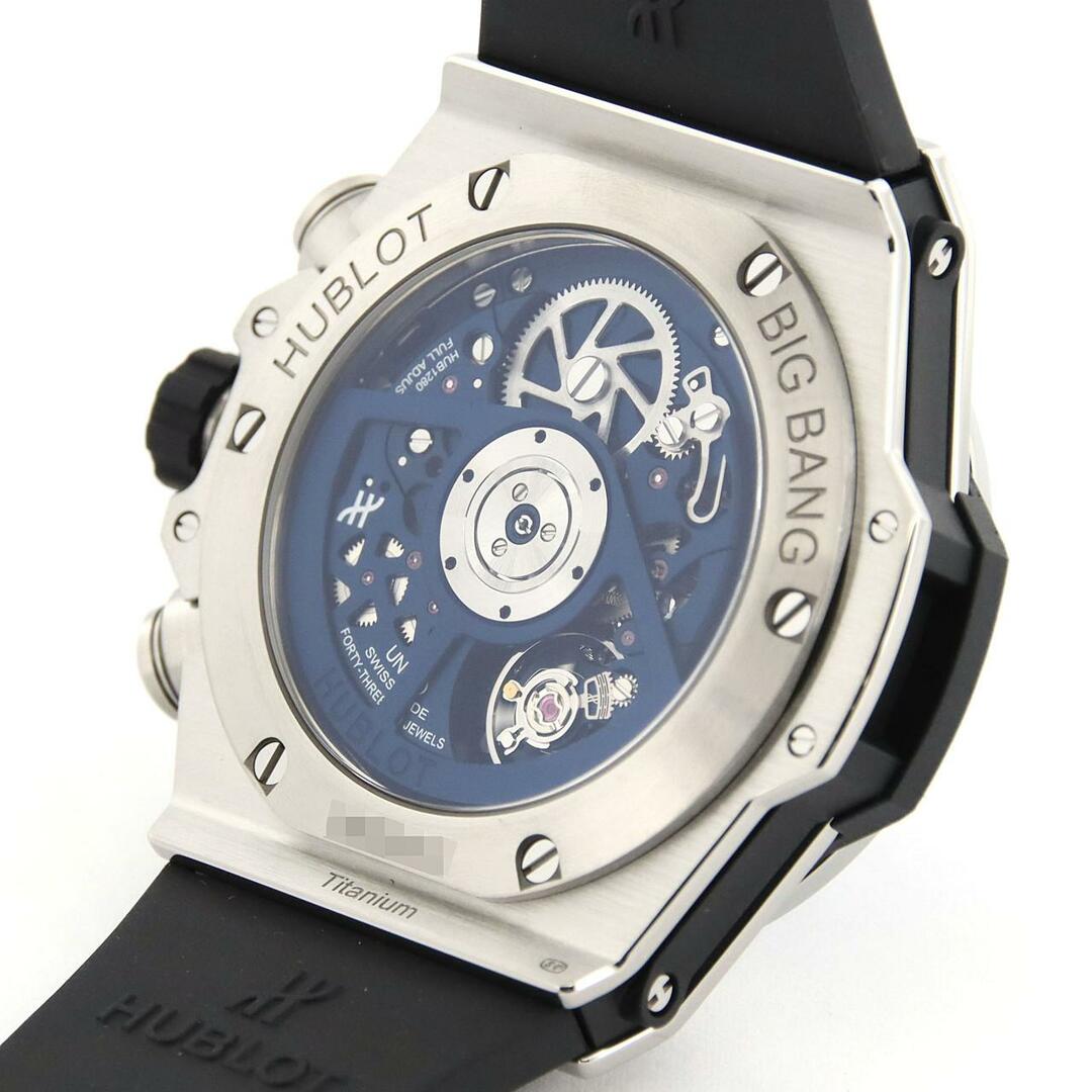 HUBLOT(ウブロ)の【新品】ウブロ ビッグバンウニコチタニウムブルー 441.NX.5171.RX TI 自動巻 メンズの時計(腕時計(アナログ))の商品写真