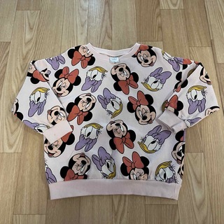ディズニー(Disney)のミニーデイジー　トレーナー(Tシャツ/カットソー)