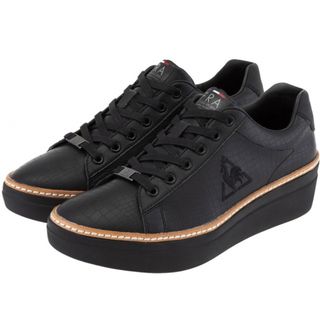 ルコックスポルティフ(le coq sportif)のle coq sportif LA シュレンヌ LUX ブラックソール ルコック(スニーカー)