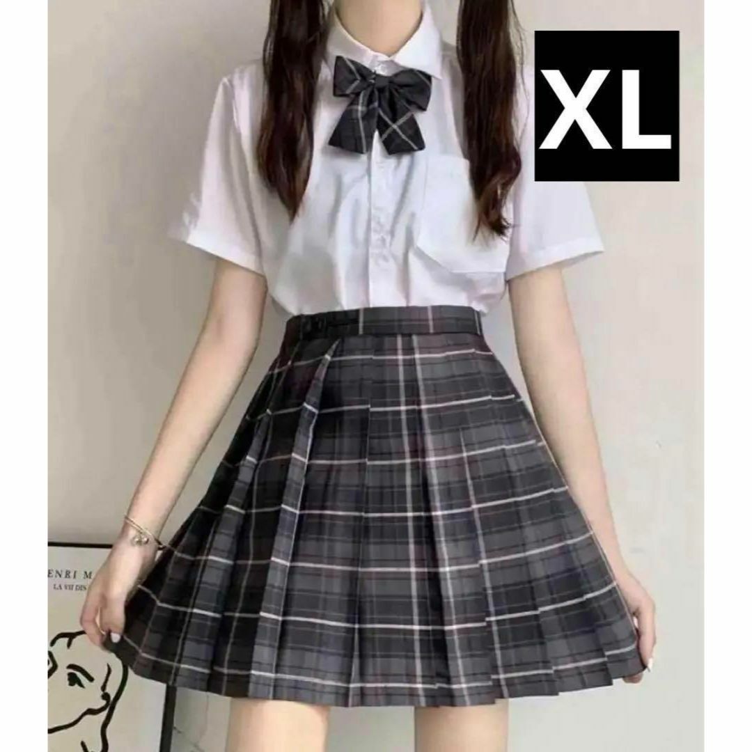 制服 XL 高校 スカート 女子高生 リボン付き コスプレ 高校制服 エンタメ/ホビーのコスプレ(その他)の商品写真