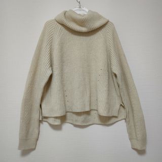 ナノユニバース(nano・universe)の美品 ナノユニバース garde-robe 2WAY リブニット セーター F(ニット/セーター)