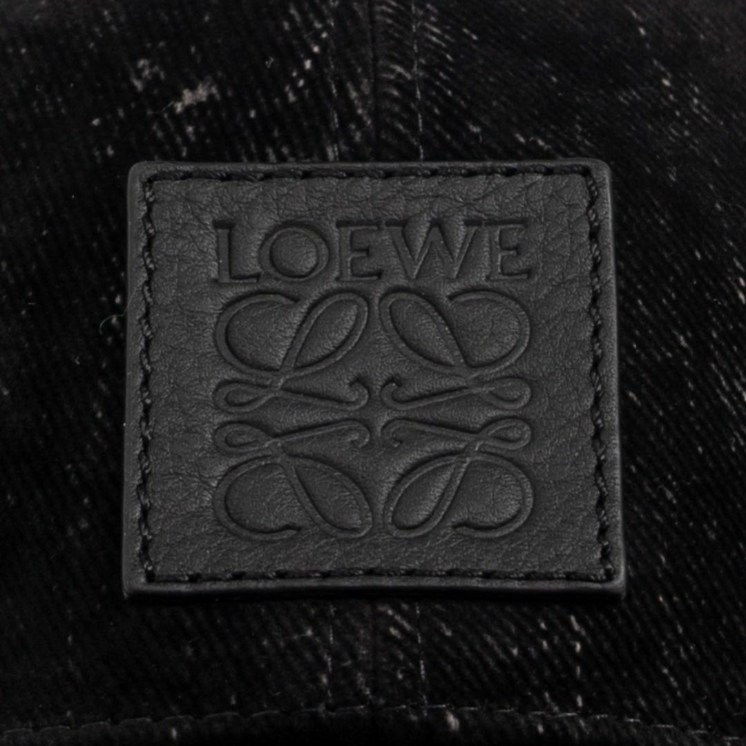 LOEWE(ロエベ)の送料無料 1 LOEWE ロエベ K820358X27 1100 ブラック キャップ 帽子 ロゴパッチ 男女兼用 メンズの帽子(キャップ)の商品写真