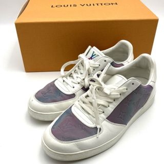 ルイヴィトン(LOUIS VUITTON)のLOUIS VUITTON ルイ・ヴィトン リヴォリ・ライン モノグラム BM0241 スニーカー 靴 26cm ホワイト レインボー メンズ ファッション USED 【中古】(スニーカー)