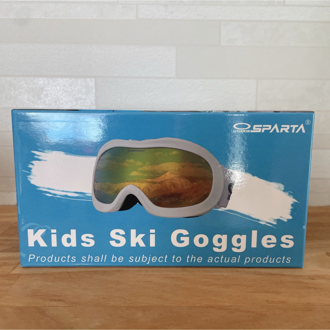 新品未使用[OUTDOOR SPARTA] キッズ 子供用スキーゴーグル スポーツ/アウトドアのスノーボード(ウエア/装備)の商品写真