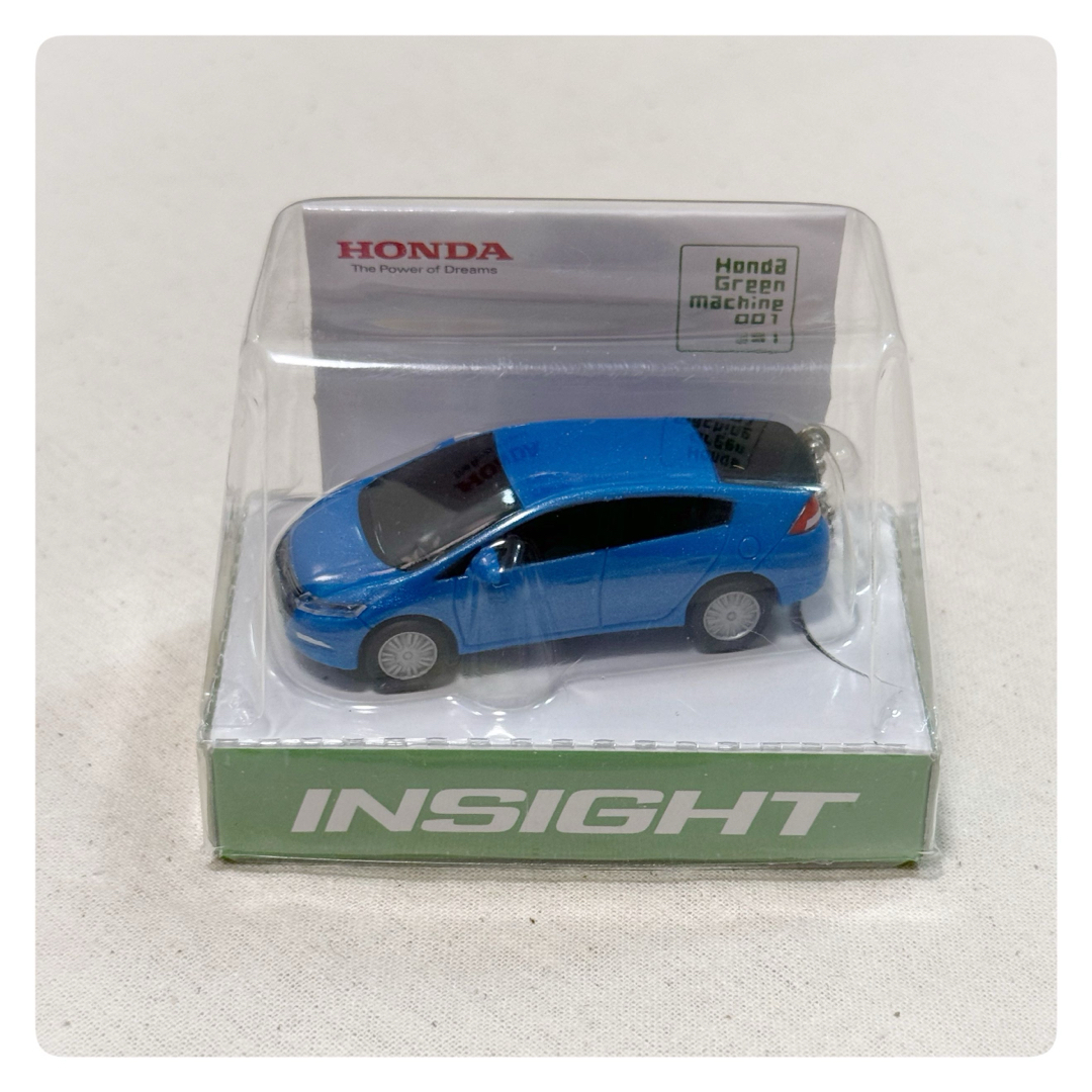 INSIGHT(インサイト)のホンダ　インサイト　ミニカー　ＬＥＤ　ライト　キーホルダー エンタメ/ホビーのおもちゃ/ぬいぐるみ(ミニカー)の商品写真