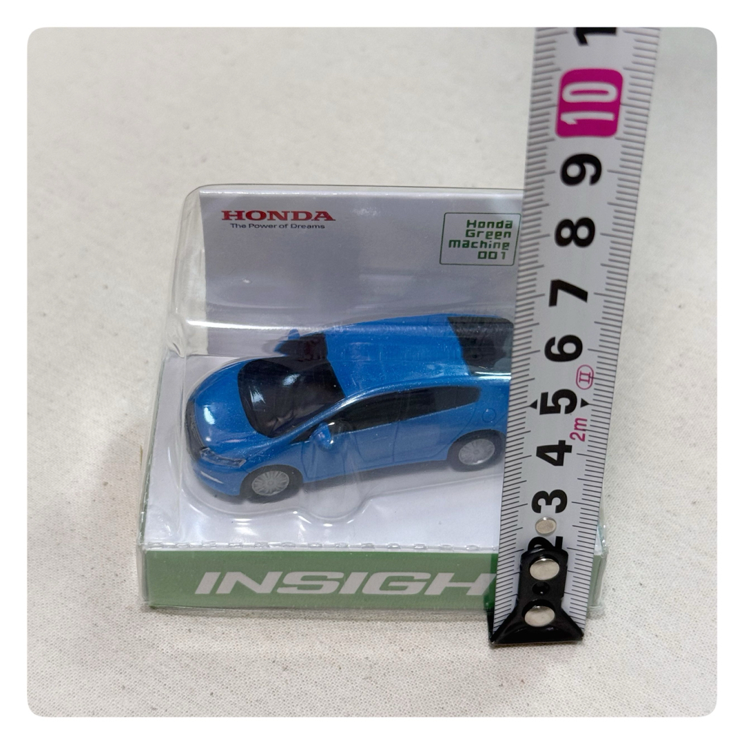 INSIGHT(インサイト)のホンダ　インサイト　ミニカー　ＬＥＤ　ライト　キーホルダー エンタメ/ホビーのおもちゃ/ぬいぐるみ(ミニカー)の商品写真