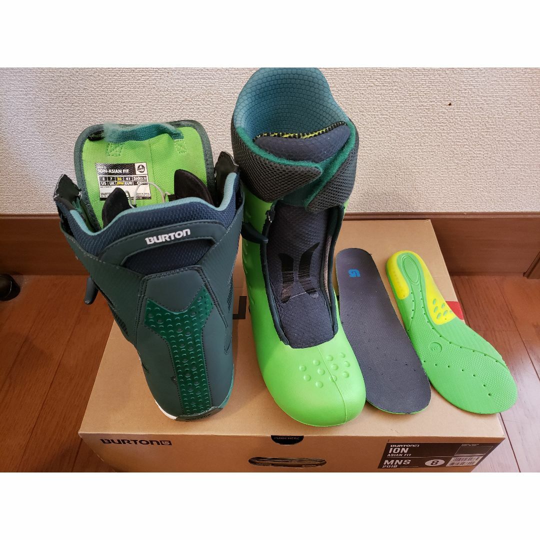 BURTON(バートン)のBURTON ION Green 2016 Size MAN8 (26.0㎝) スポーツ/アウトドアのスノーボード(ブーツ)の商品写真