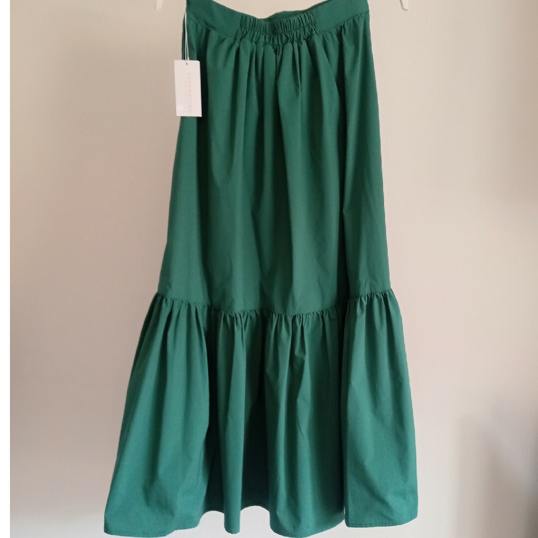 PROPORTION BODY DRESSING(プロポーションボディドレッシング)の未使用裾フリル切替スカート レディースのスカート(ロングスカート)の商品写真