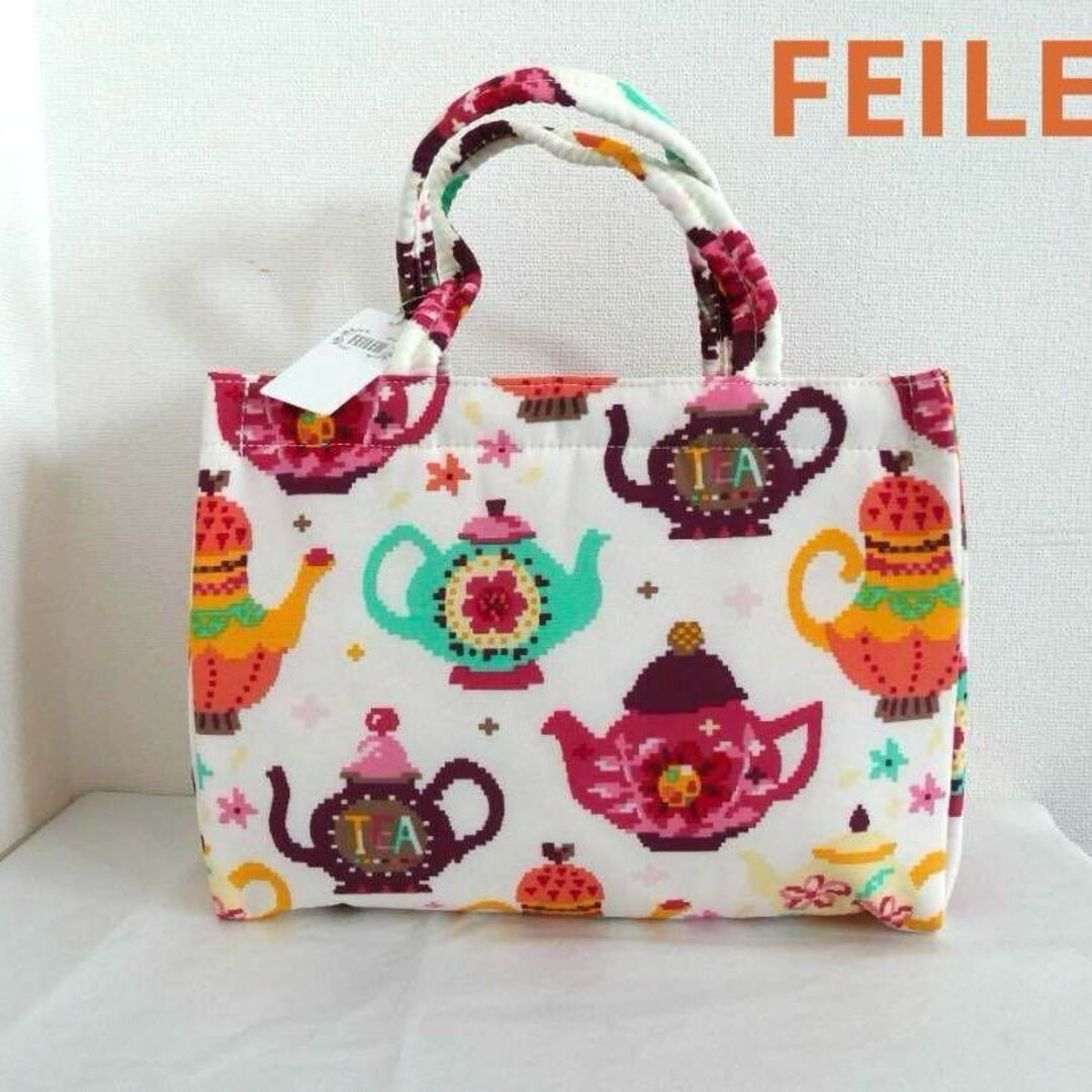 FEILER(フェイラー)の💞フェイラー💞リトルティーポット　トートバック 　ランチバック　新品♬ レディースのバッグ(トートバッグ)の商品写真