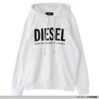 ディーゼル(DIESEL)のDIESEL パーカー L 00SAQJ 0BAWT S－GIR ホワイト(パーカー)